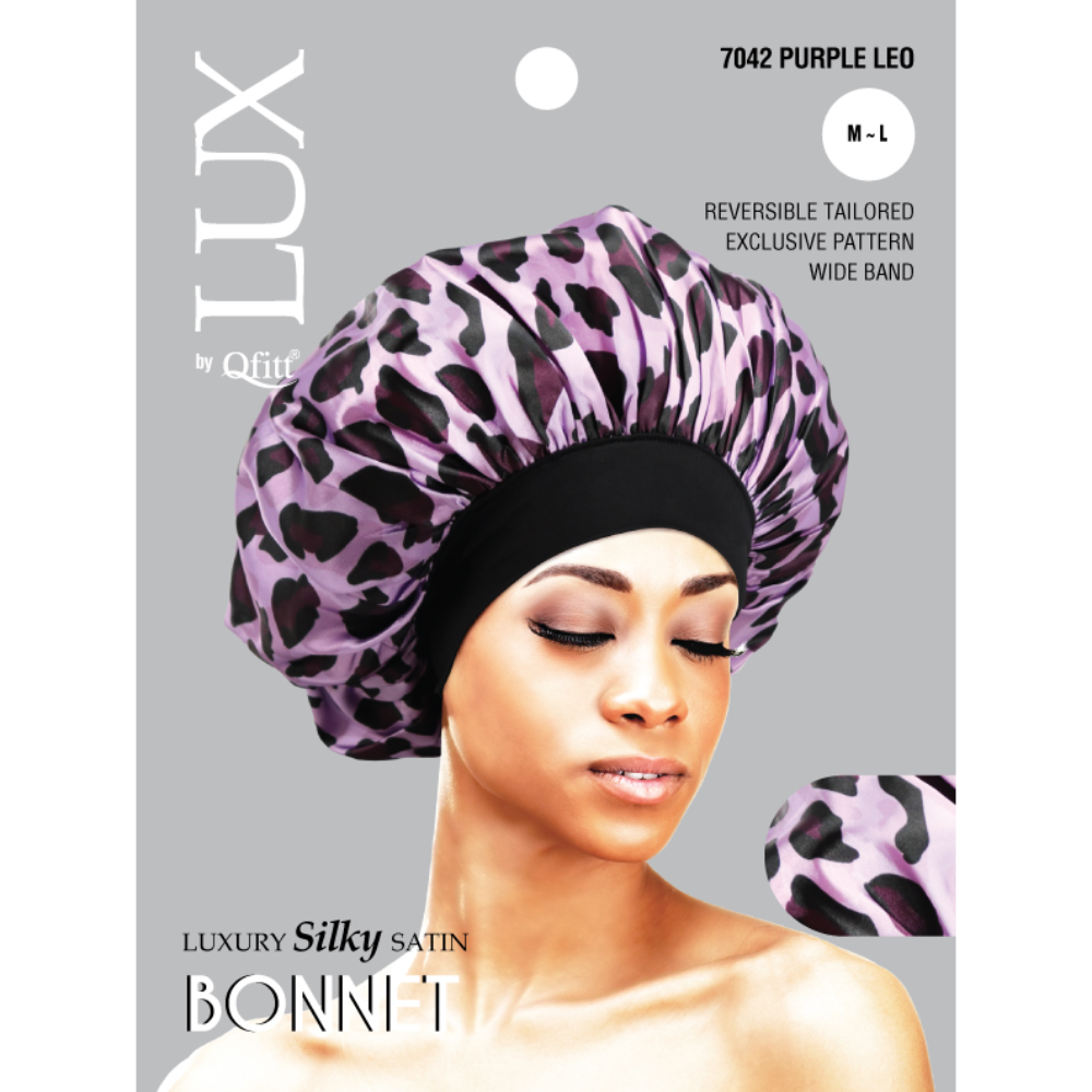 REGULAR LUXURY SILKY SATIN BONNET - PATTERN [ASSORT-6 PIECES SET]