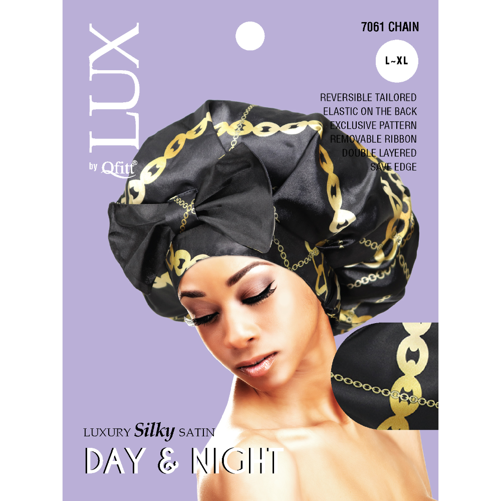 X-LARGE LUXURY SILKY SATIN DAY & NIGHT - PATTERN [AFRO-6 PIECES SET]