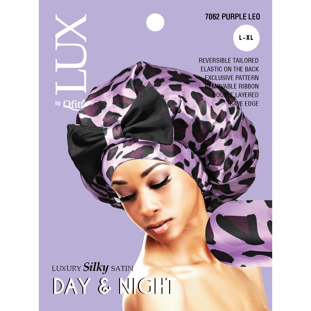 X-LARGE LUXURY SILKY SATIN DAY & NIGHT - PATTERN [LEOPARD-6 PIECES SET]