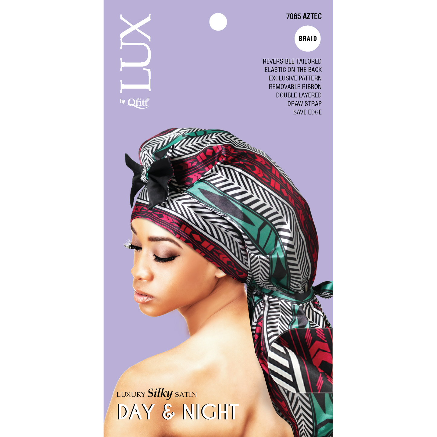 BRAID LUXURY SILKY SATIN DAY & NIGHT - PATTERN [AFRO-6 PIECES SET]