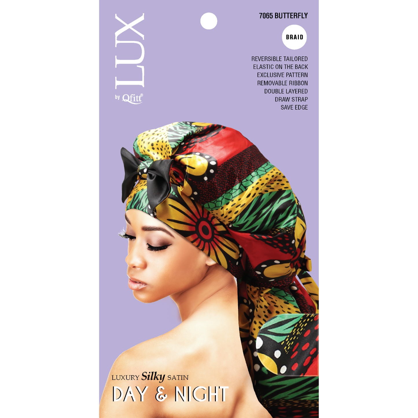 BRAID LUXURY SILKY SATIN DAY & NIGHT - PATTERN [AFRO-6 PIECES SET]