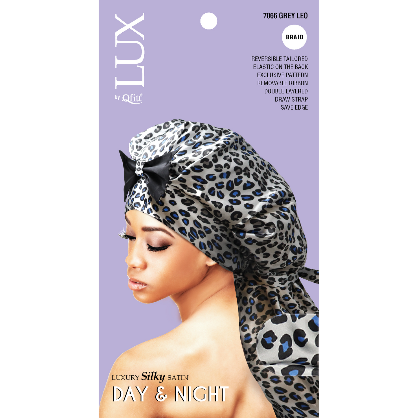 BRAID LUXURY SILKY SATIN DAY & NIGHT - PATTERN [LEOPARD-6 PIECES SET]