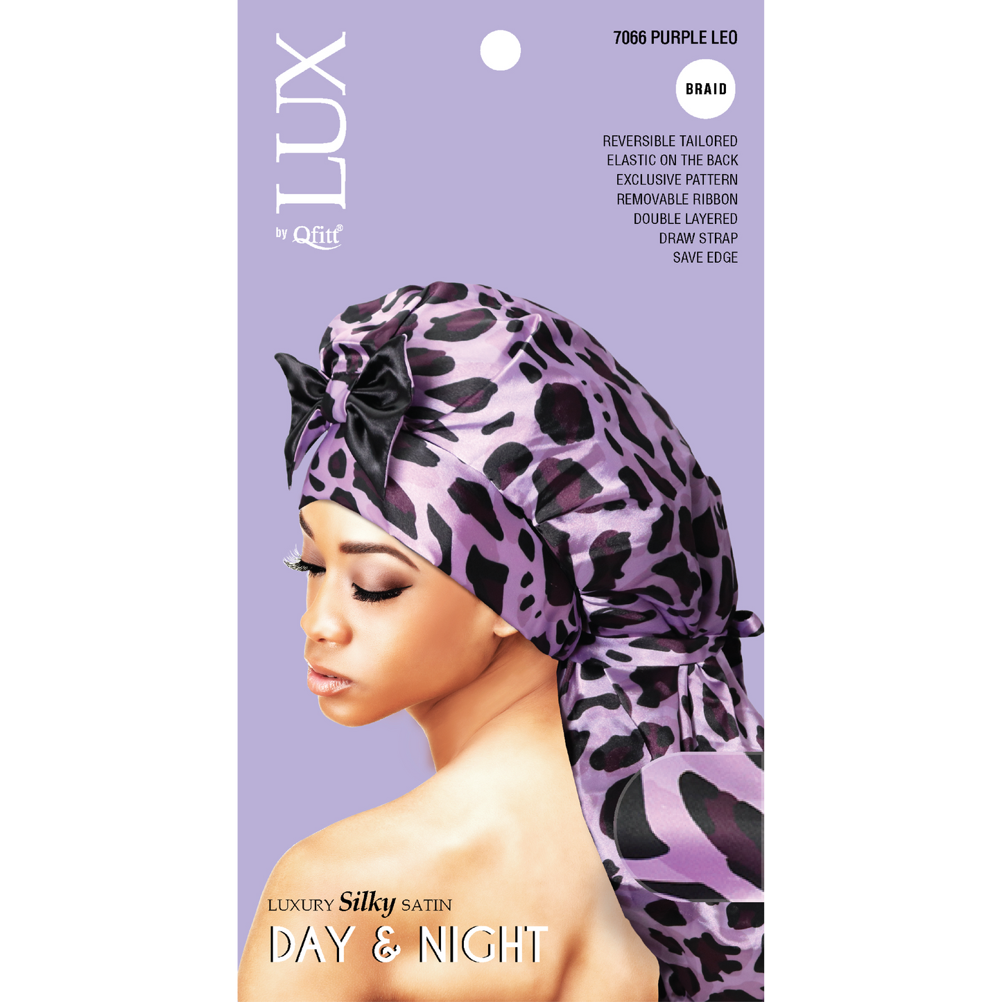 BRAID LUXURY SILKY SATIN DAY & NIGHT - PATTERN [LEOPARD-6 PIECES SET]