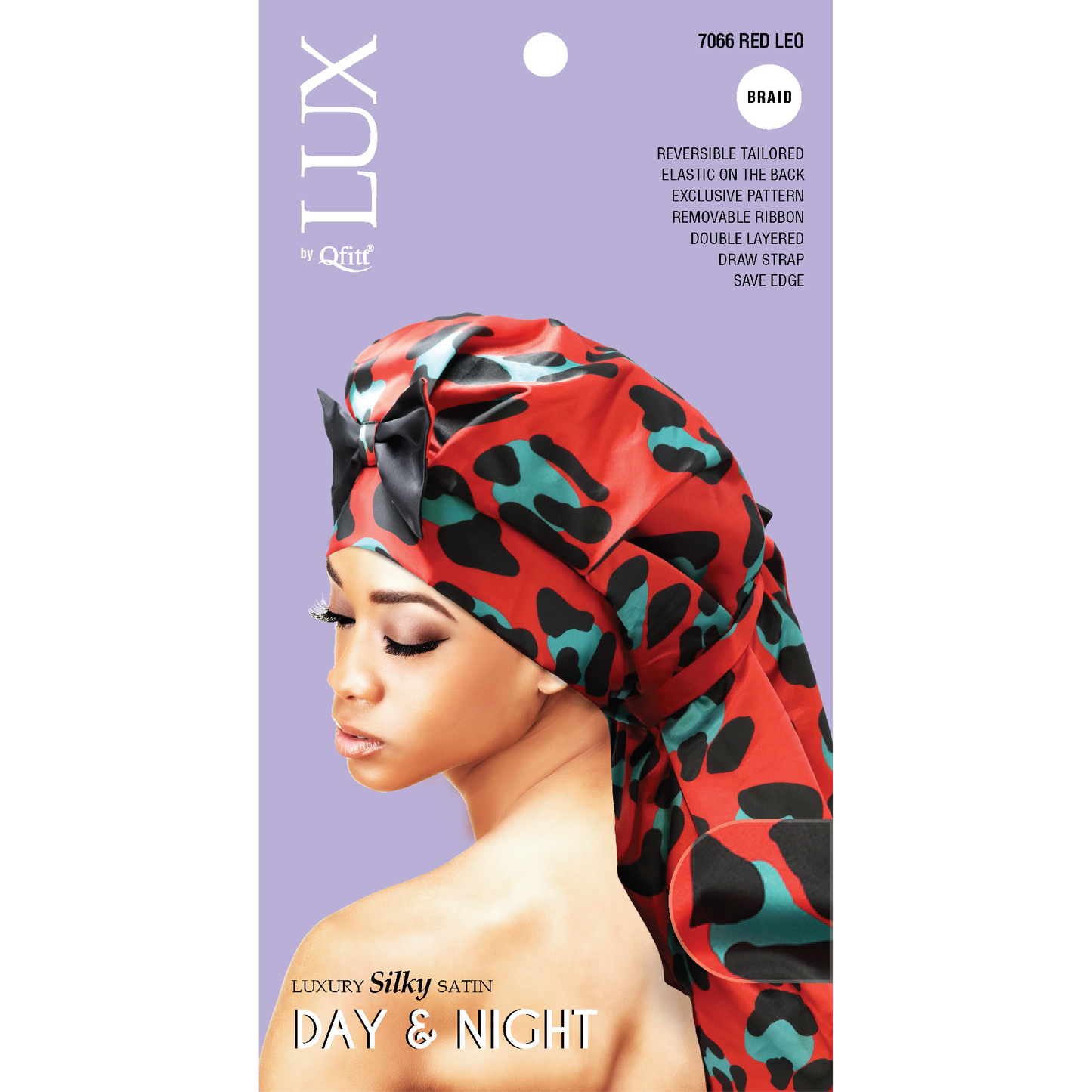 BRAID LUXURY SILKY SATIN DAY & NIGHT - PATTERN [LEOPARD-6 PIECES SET]