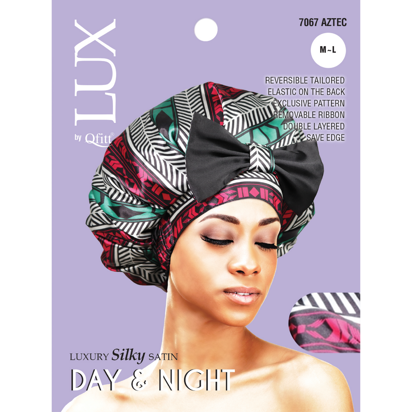 REGULAR LUXURY SILKY SATIN DAY & NIGHT - PATTERN [AFRO-6 PIECES SET]