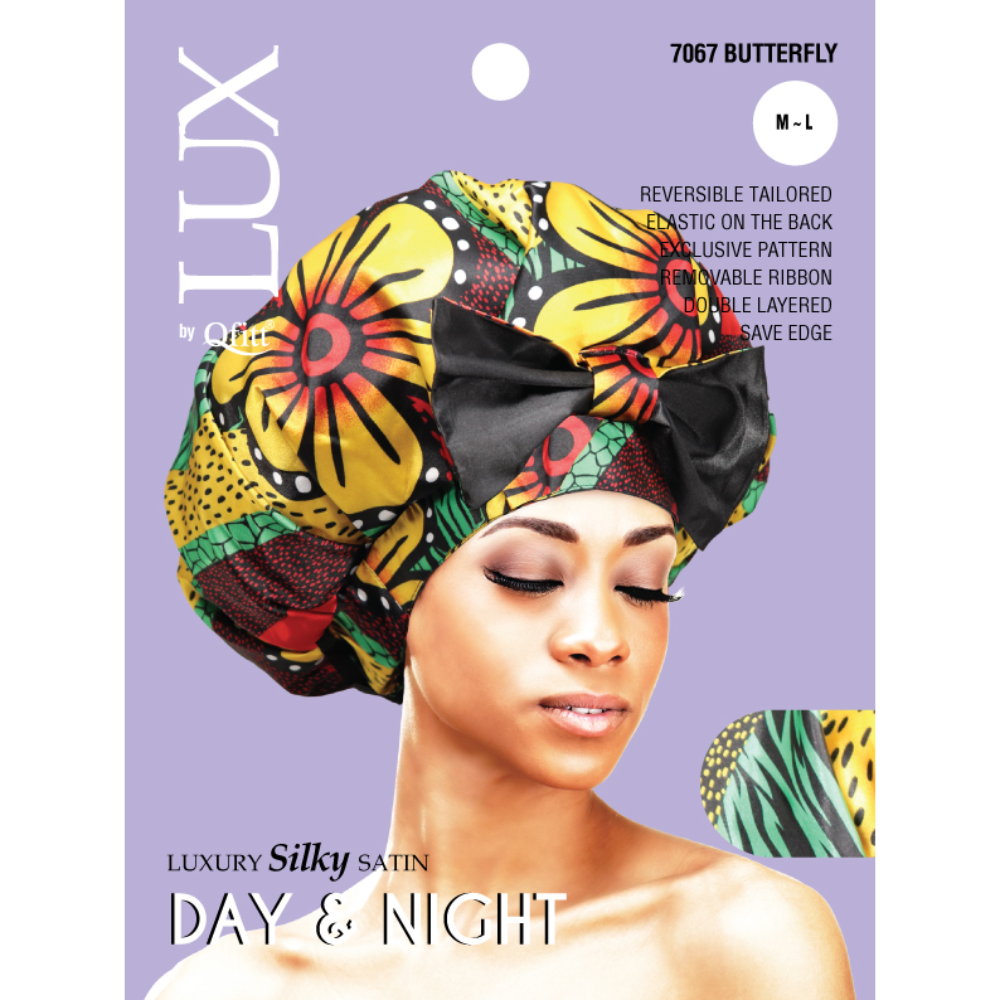 REGULAR LUXURY SILKY SATIN DAY & NIGHT - PATTERN [AFRO-6 PIECES SET]