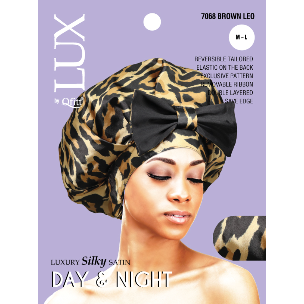 REGULAR LUXURY SILKY SATIN DAY & NIGHT - PATTERN [LEOPARD-6 PIECES SET]