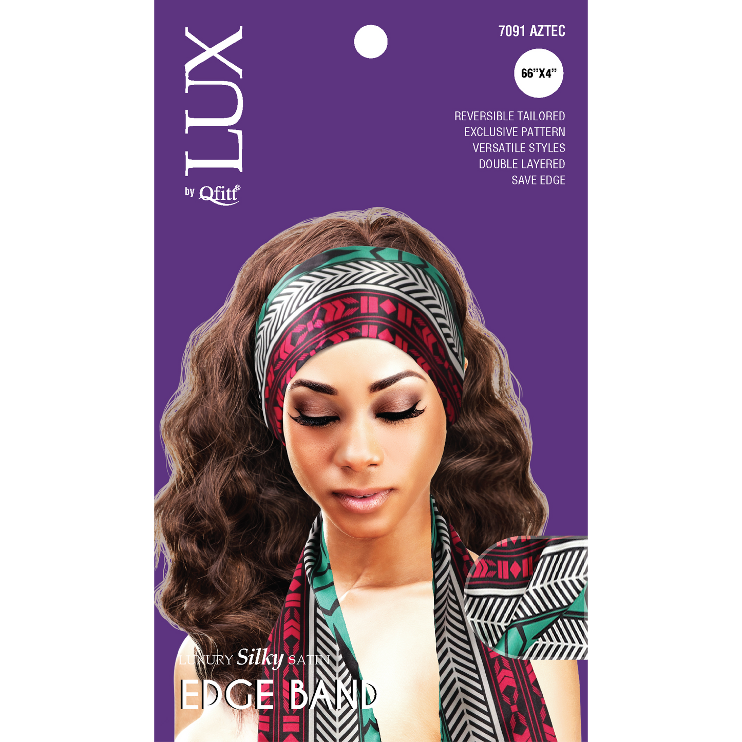 LUXURY SILKY SATIN EDGE BAND - PATTERN [6 PIECES SET]