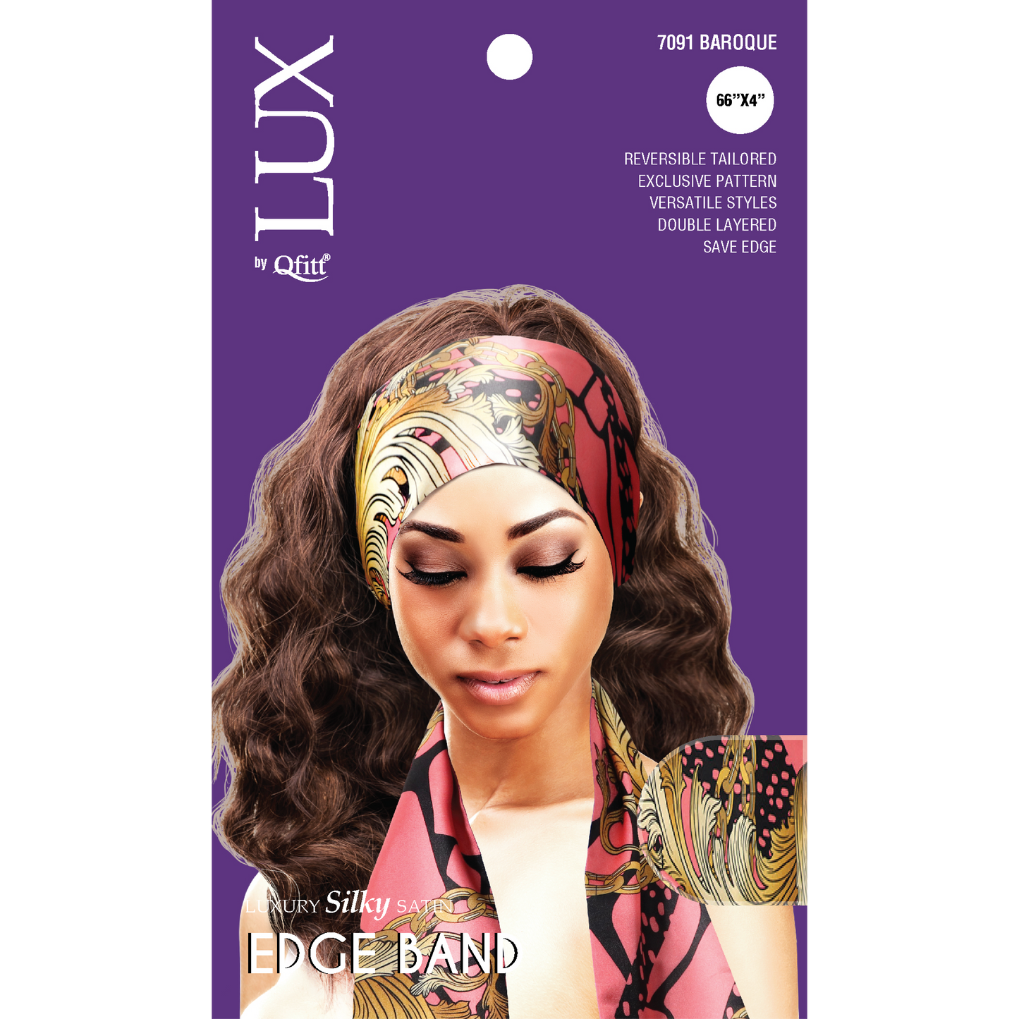 LUXURY SILKY SATIN EDGE BAND - PATTERN [6 PIECES SET]