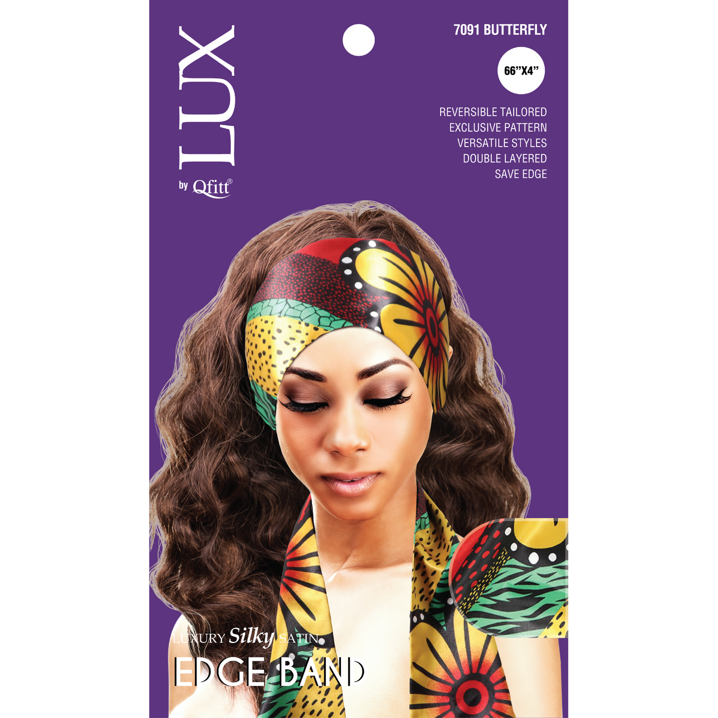 LUXURY SILKY SATIN EDGE BAND - PATTERN [6 PIECES SET]