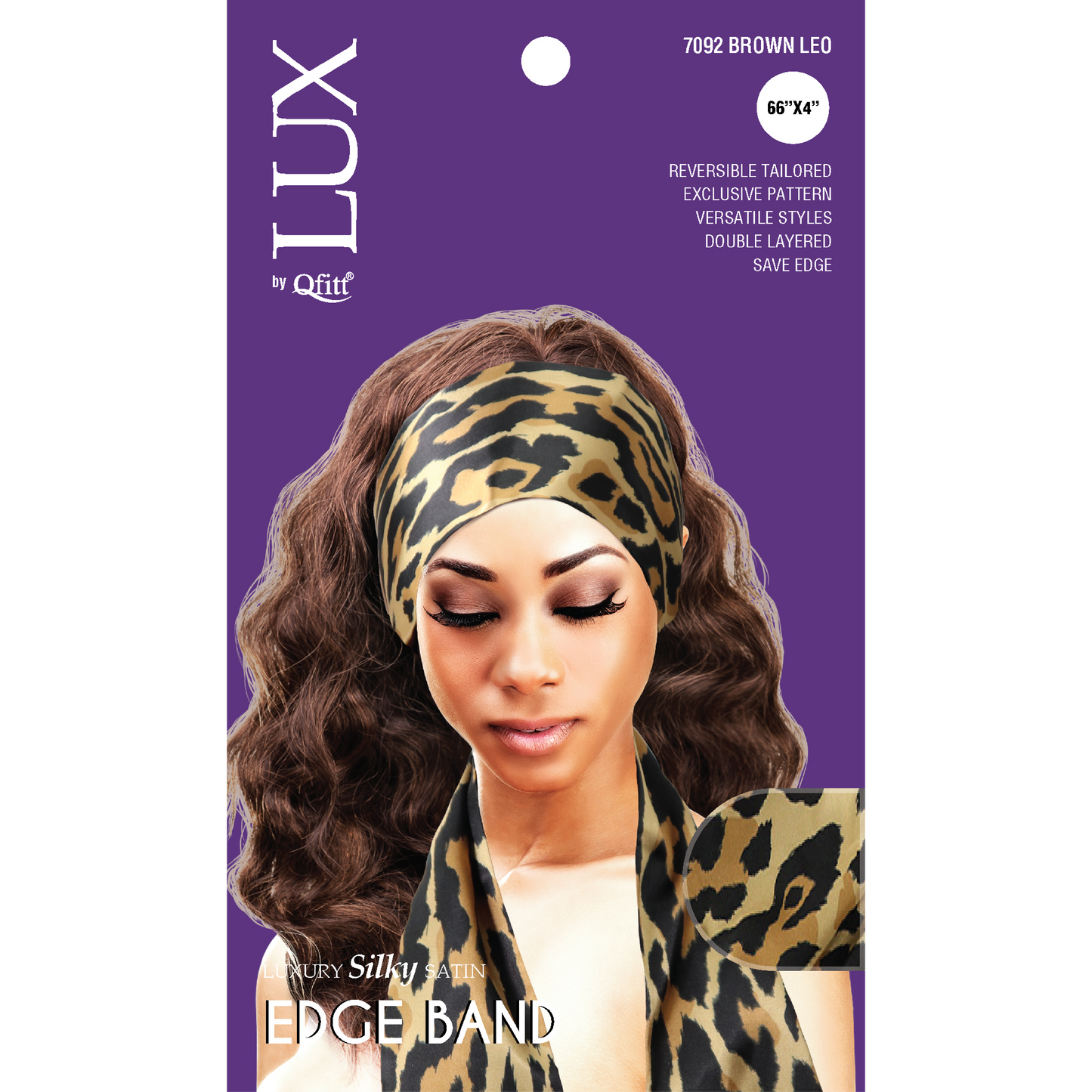 LUXURY SILKY SATIN EDGE BAND - PATTERN [6 PIECES SET]