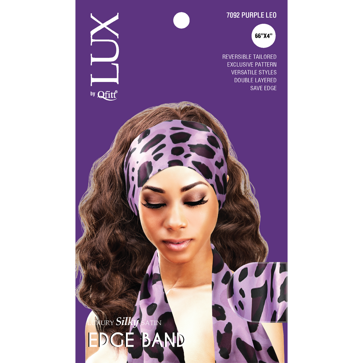 LUXURY SILKY SATIN EDGE BAND - PATTERN [6 PIECES SET]