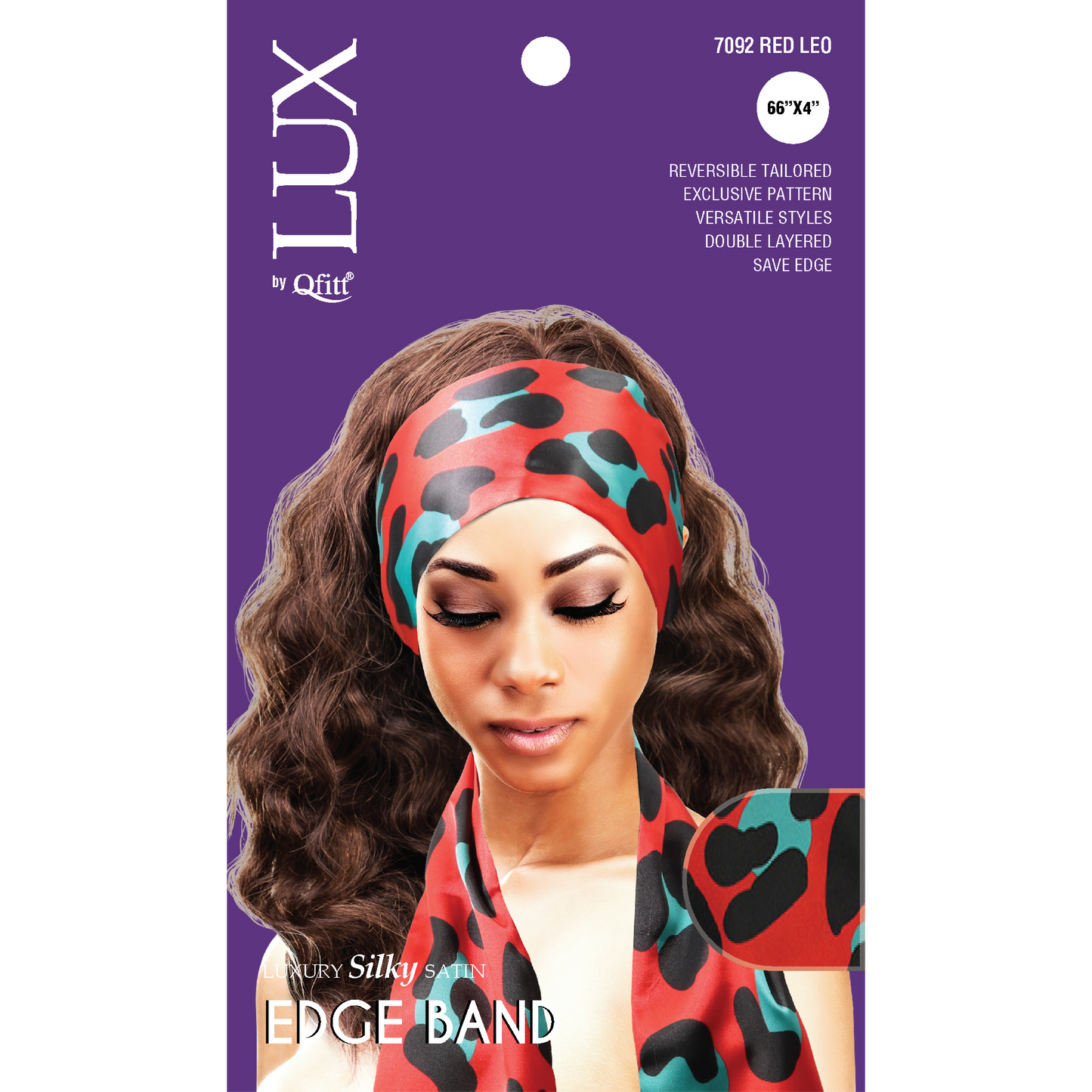 LUXURY SILKY SATIN EDGE BAND - PATTERN [6 PIECES SET]