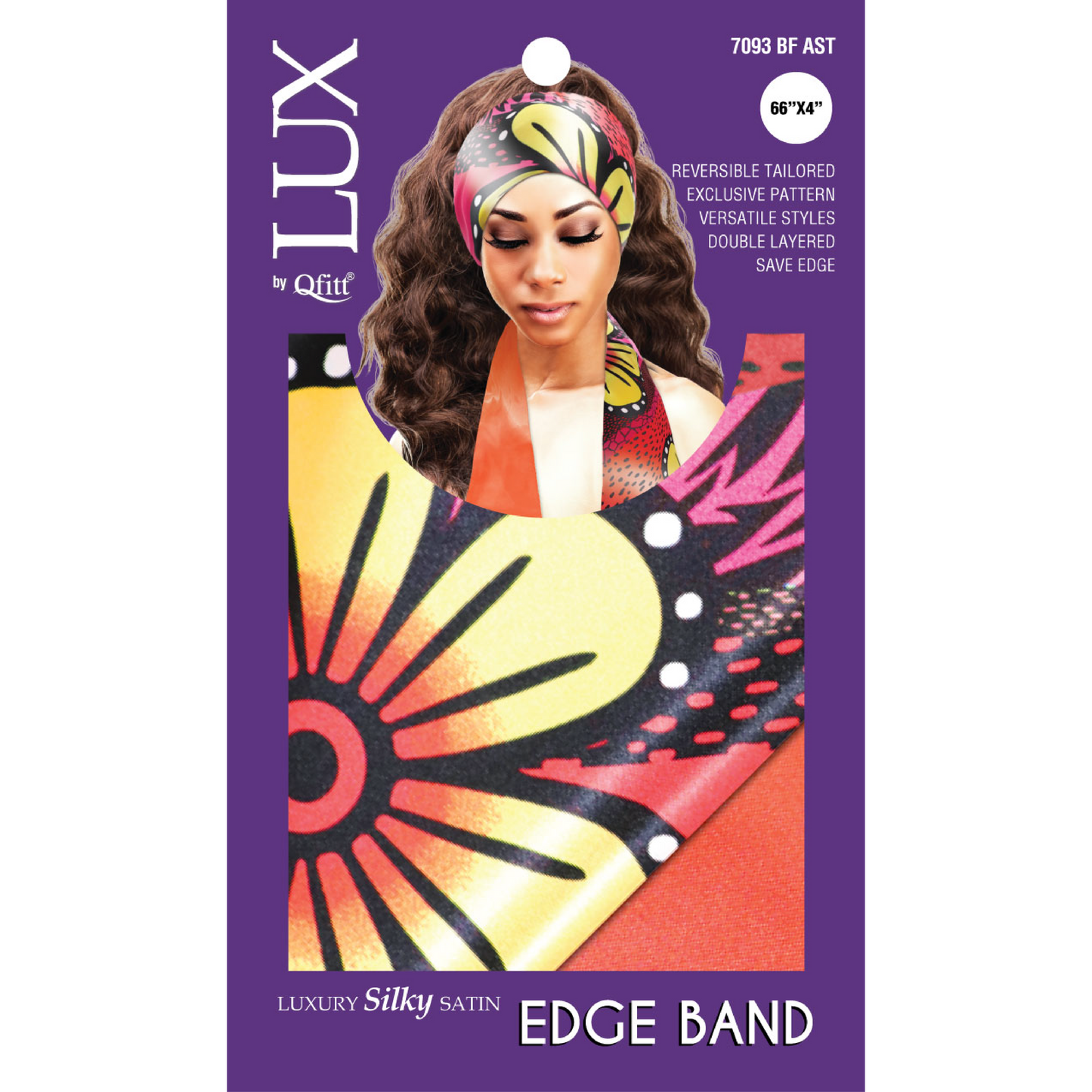 LUXURY SILKY SATIN EDGE BAND - PATTERN [6 PIECES SET]