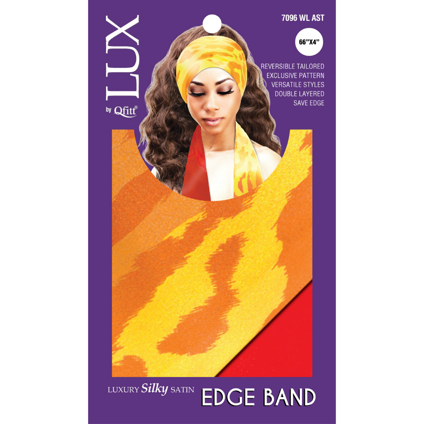 LUXURY SILKY SATIN EDGE BAND - PATTERN [6 PIECES SET]