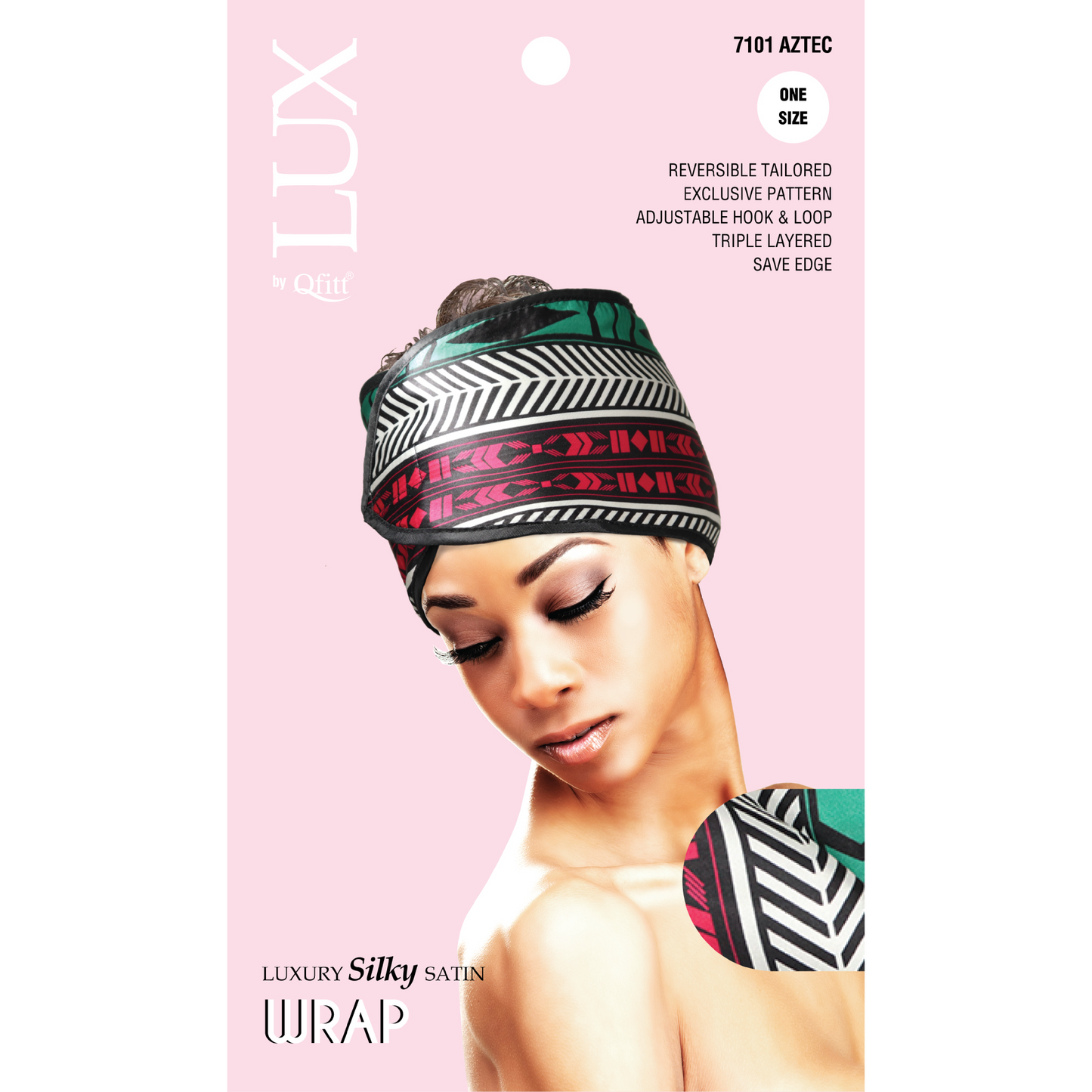 LUXURY SILKY SATIN WRAP - PATTERN [AFRO-6 PIECES SET]