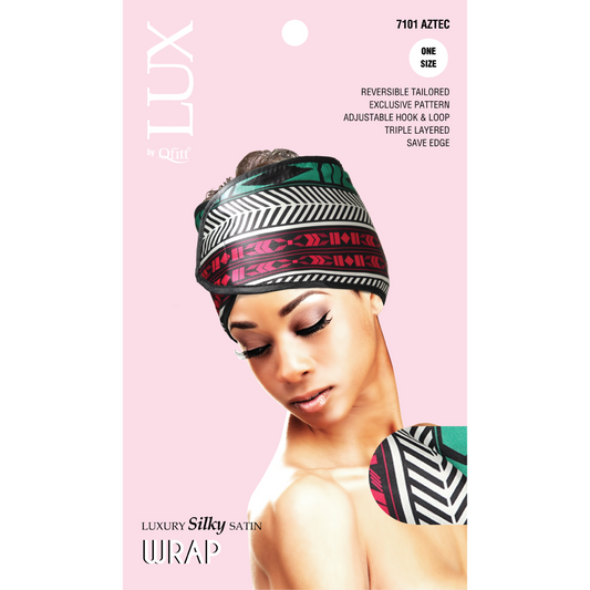 LUXURY SILKY SATIN WRAP - PATTERN [AFRO-6 PIECES SET]