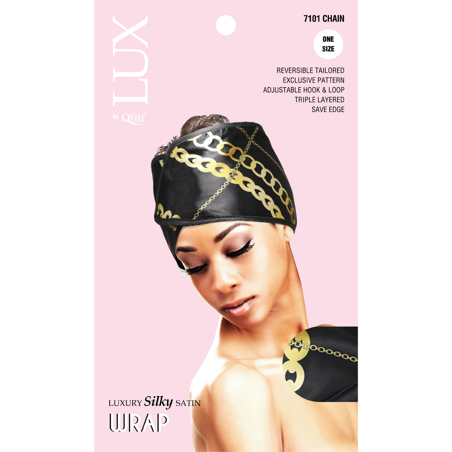 LUXURY SILKY SATIN WRAP - PATTERN [AFRO-6 PIECES SET]