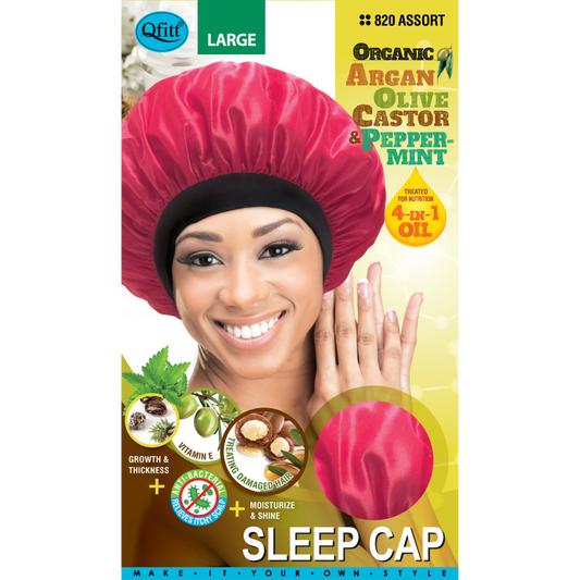 LARGE ORGANIC SLEEP CAP [ASSORT-12 PIECES SET]