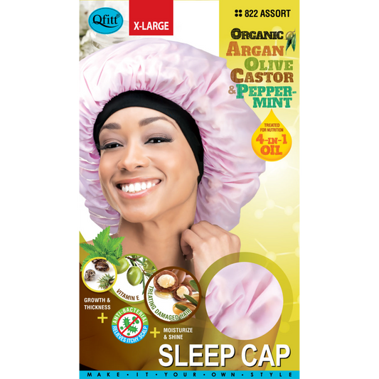 X-LARGE ORGANIC SLEEP CAP [ASSORT-12 PIECES SET]