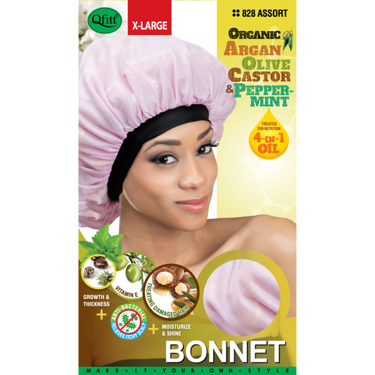 X-LARGE ORGANIC BONNET [ ASSORT-12 PIECES SET]