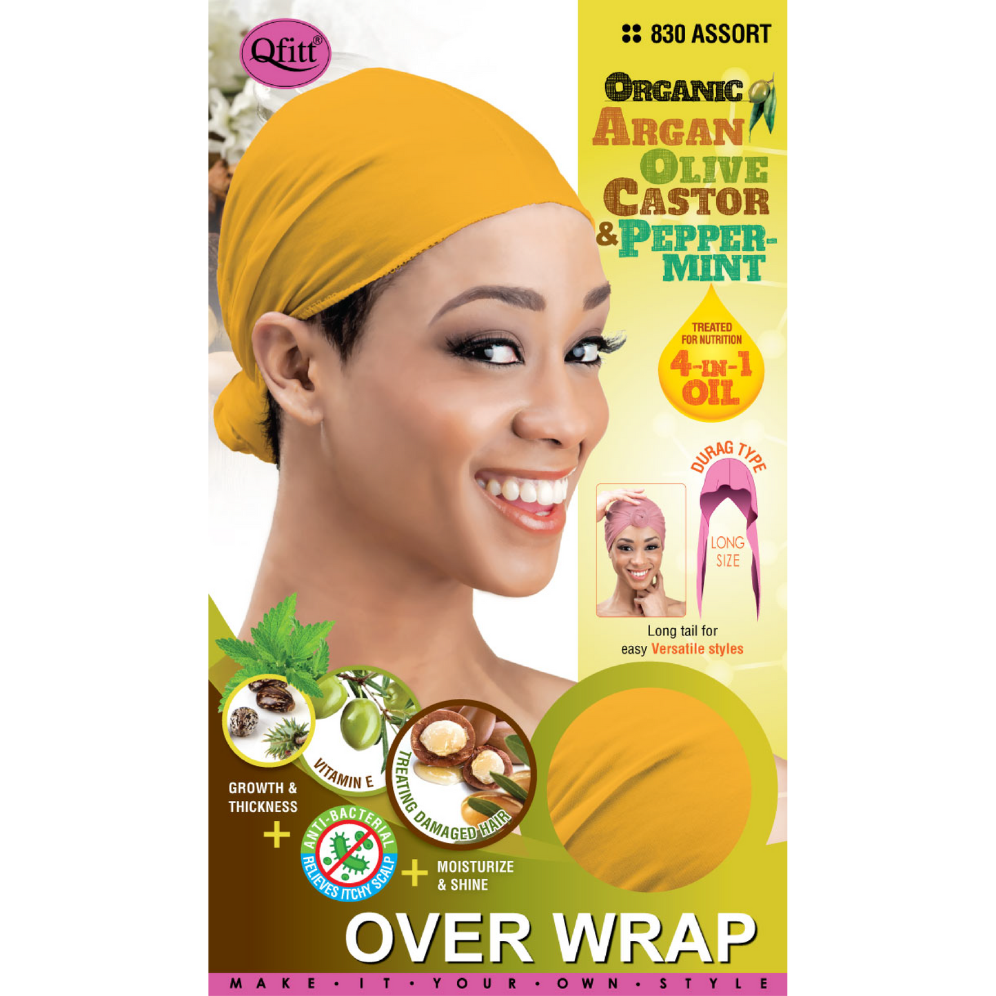 ORGANIC OVER WRAP [ASSORT-12 PIECES SET]