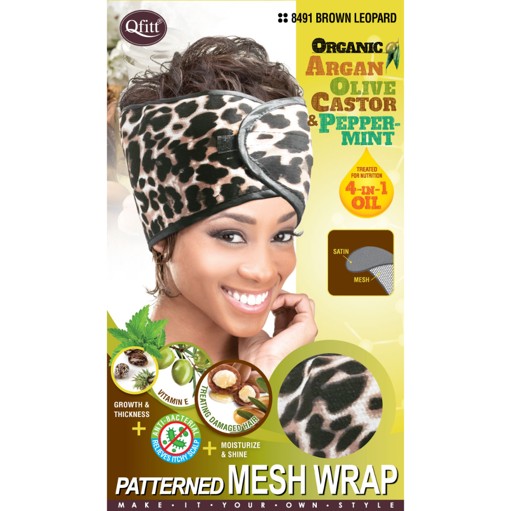 ORGANIC PATTERNED MESH WRAP [ASSORT-12 PIECES SET]