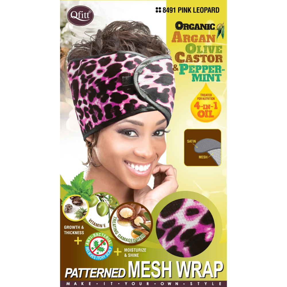 ORGANIC PATTERNED MESH WRAP [ASSORT-12 PIECES SET]