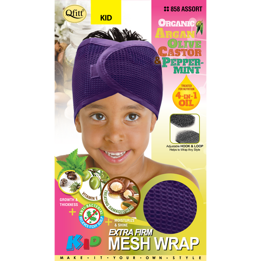 KIDS ORGANIC EXTRA FIRM MESH WRAP [ASSORT-12 PIECES SET]