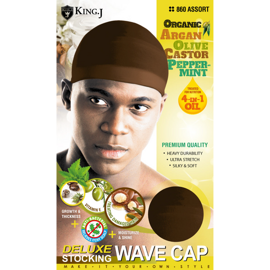 ORGANIC WAVE CAP [ASSORT-12 PIECES SET]