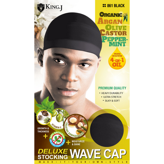 ORGANIC WAVE CAP [BLACK]